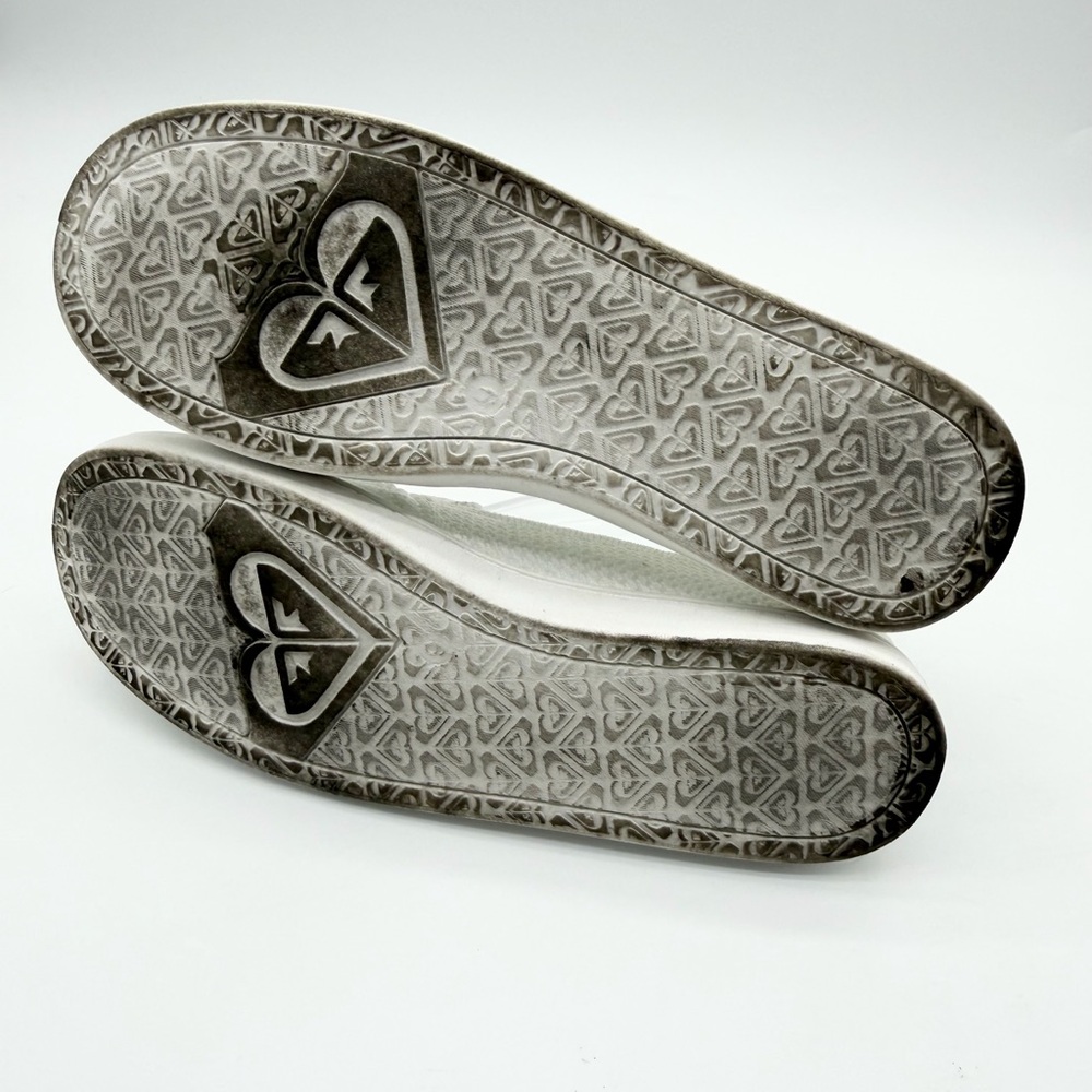 Roxy Minnow Knit Closed Casual Memory Foam Slip-on Comfort Shoes White Size 9 - Picture 7 of 8